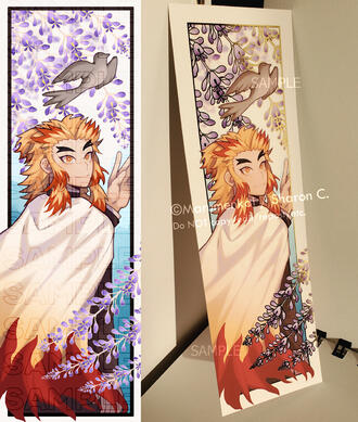 Rengoku Grief Zine Bookmark