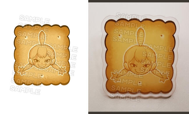 Acrylic Pin of Charlotte Cracker Acrylic Pin of Charlotte Cracker
